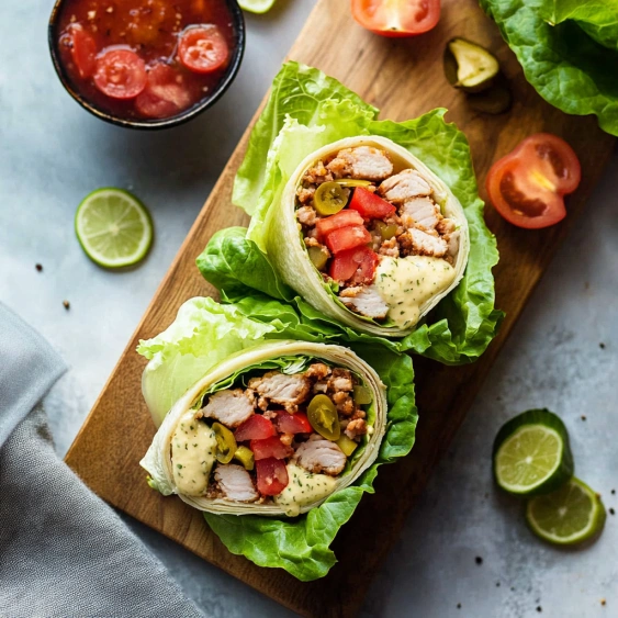 Low-Carb Italian Sub Wraps: Zesty Pepperoncini Aioli
